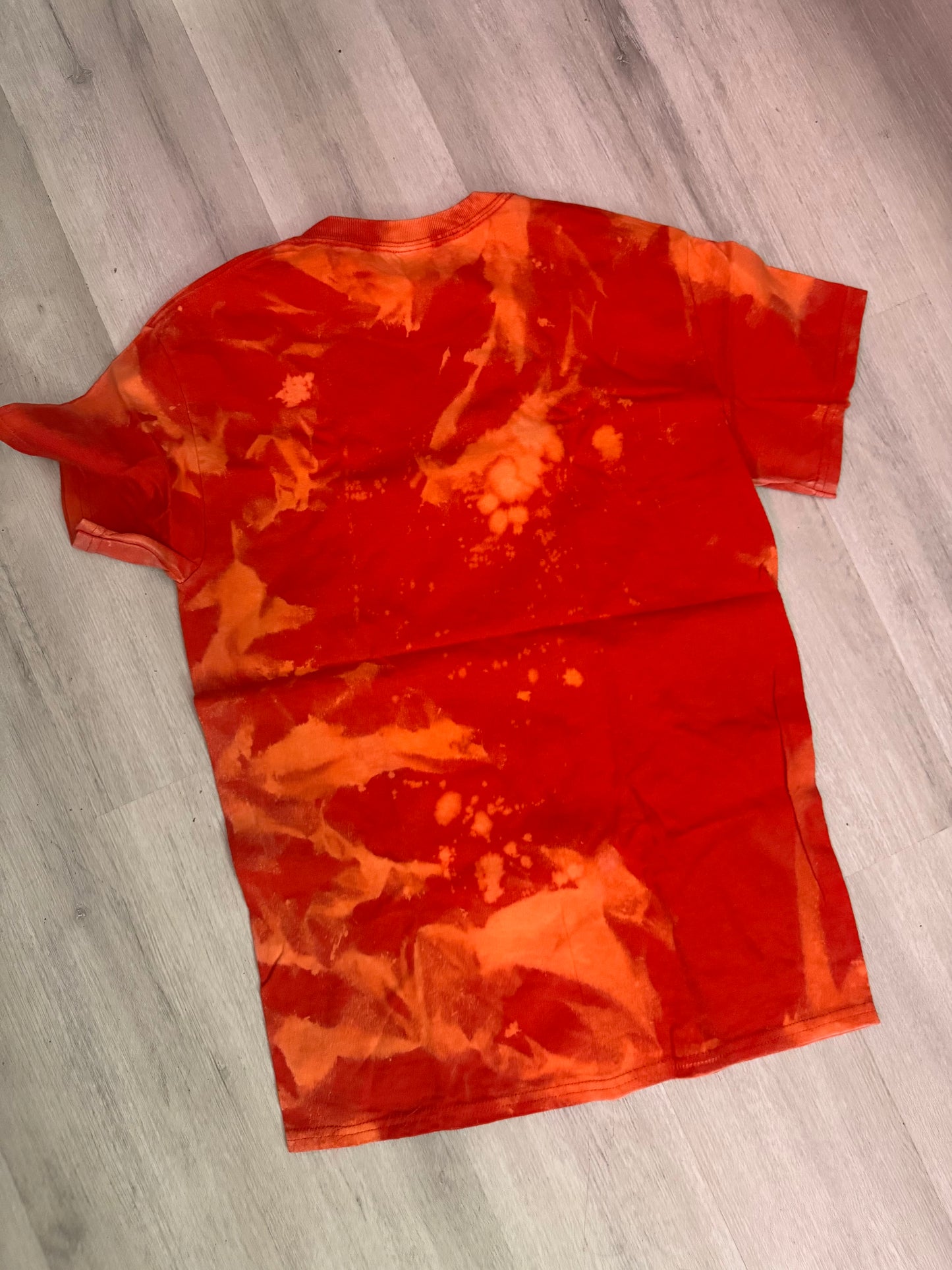 Red Bleached Yeezus Skeleton Rose Shirt