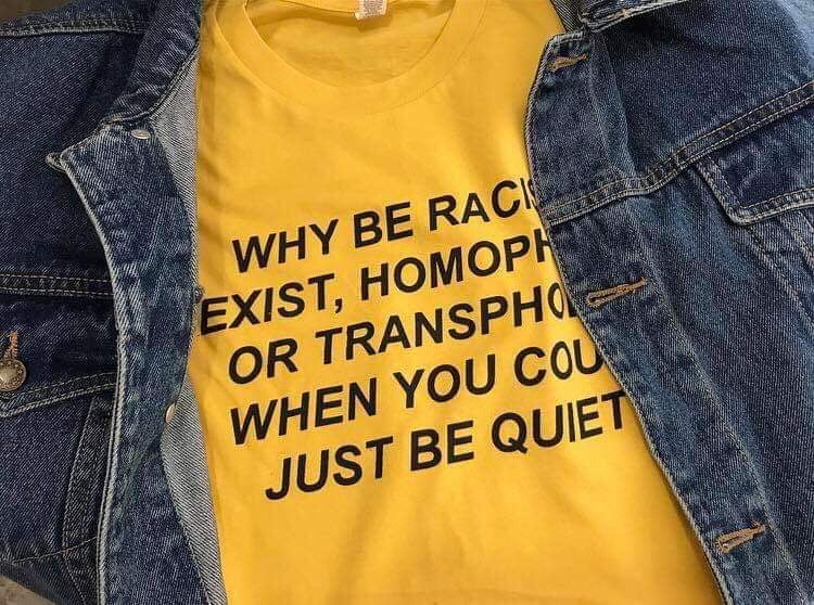 Just Be Quiet Tee