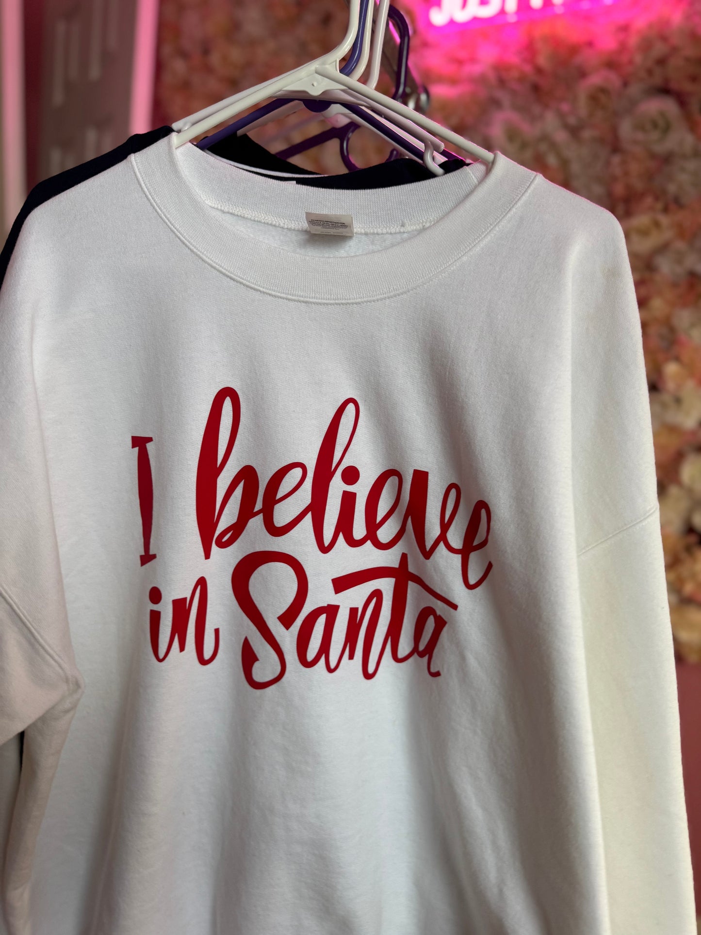 I Believe In Santa Crewneck Sweater
