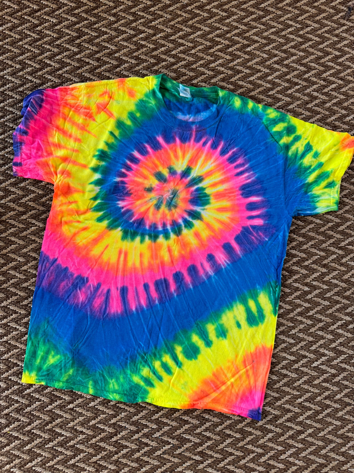 Neon Swirl Tie Dye T-Shirt
