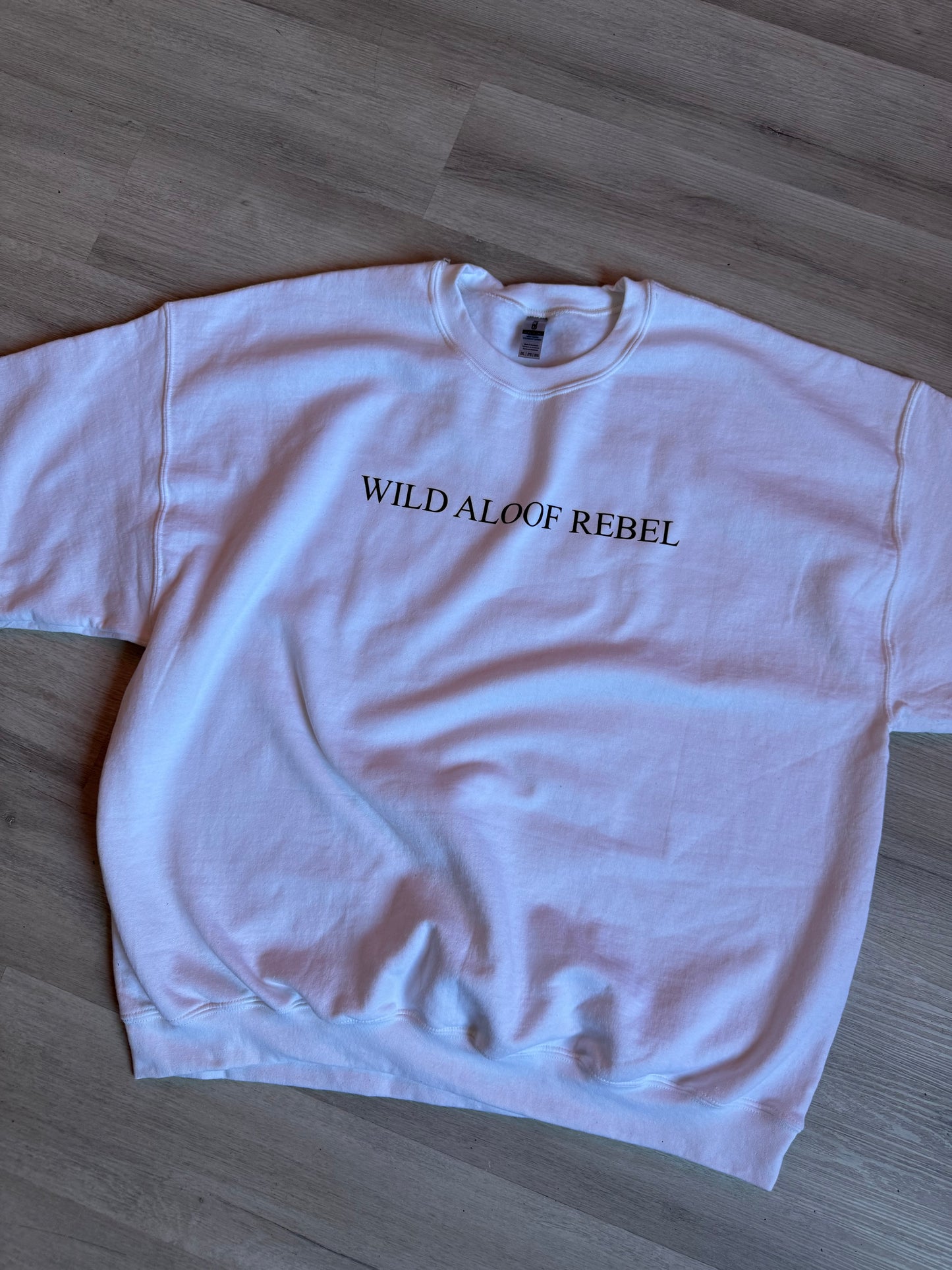Wild Aloof Rebel Crewneck Sweater