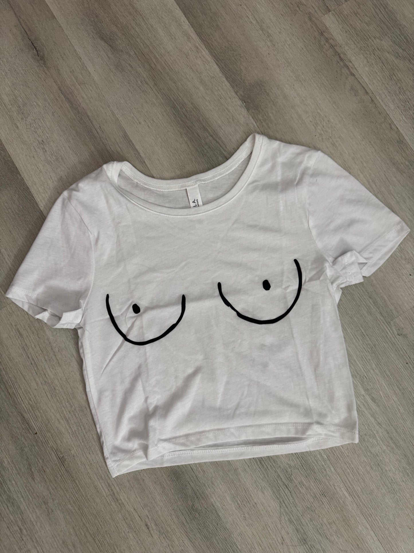 Boob Outline Crop Top