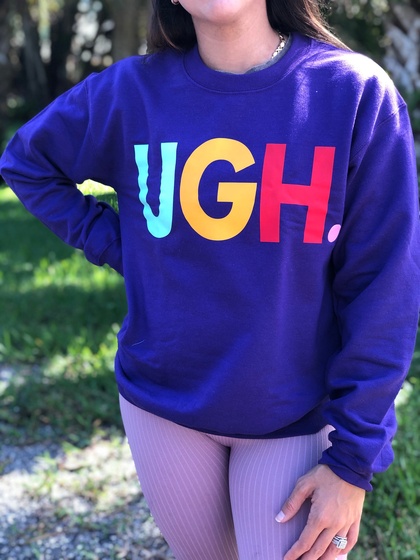 Ugh. Colorful Letters Tee
