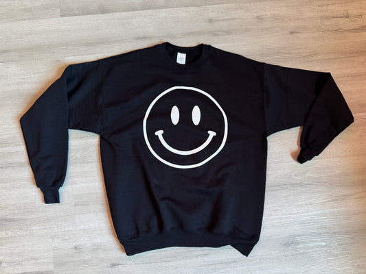 Smiley Face Crewneck Sweater