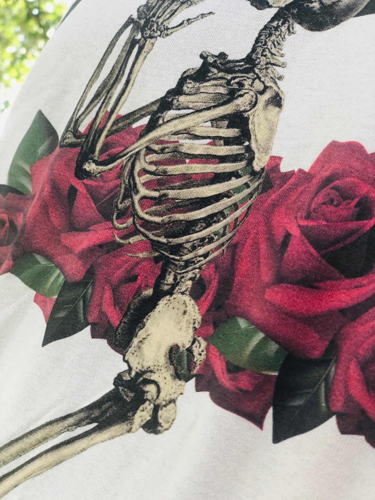 Yeezus Skeleton Rose Tee