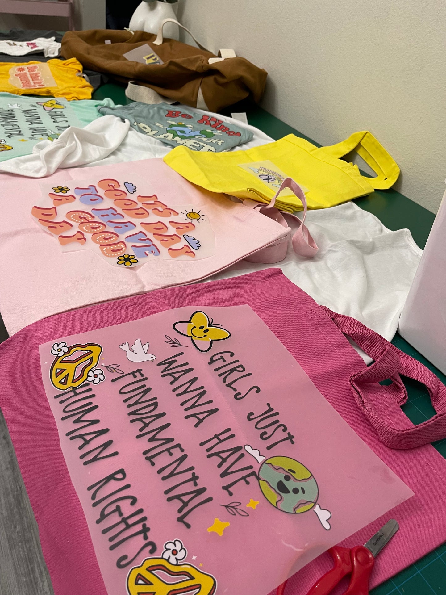 Girls just wanna have fundamental human rights DTF transfer