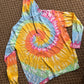 Tie Dye Hooded Long Sleeve Tee