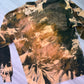 Forest Green Bleached Yeezus Skeleton Rose Shirt