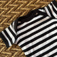 Black and White Stripe Baby Bodysuit