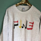 Fine Sweatshirt – FILA-Inspired Logo Lettering