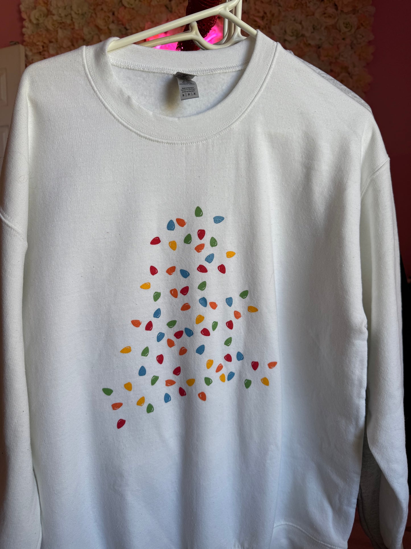 Christmas Tree Lights Sweatshirt