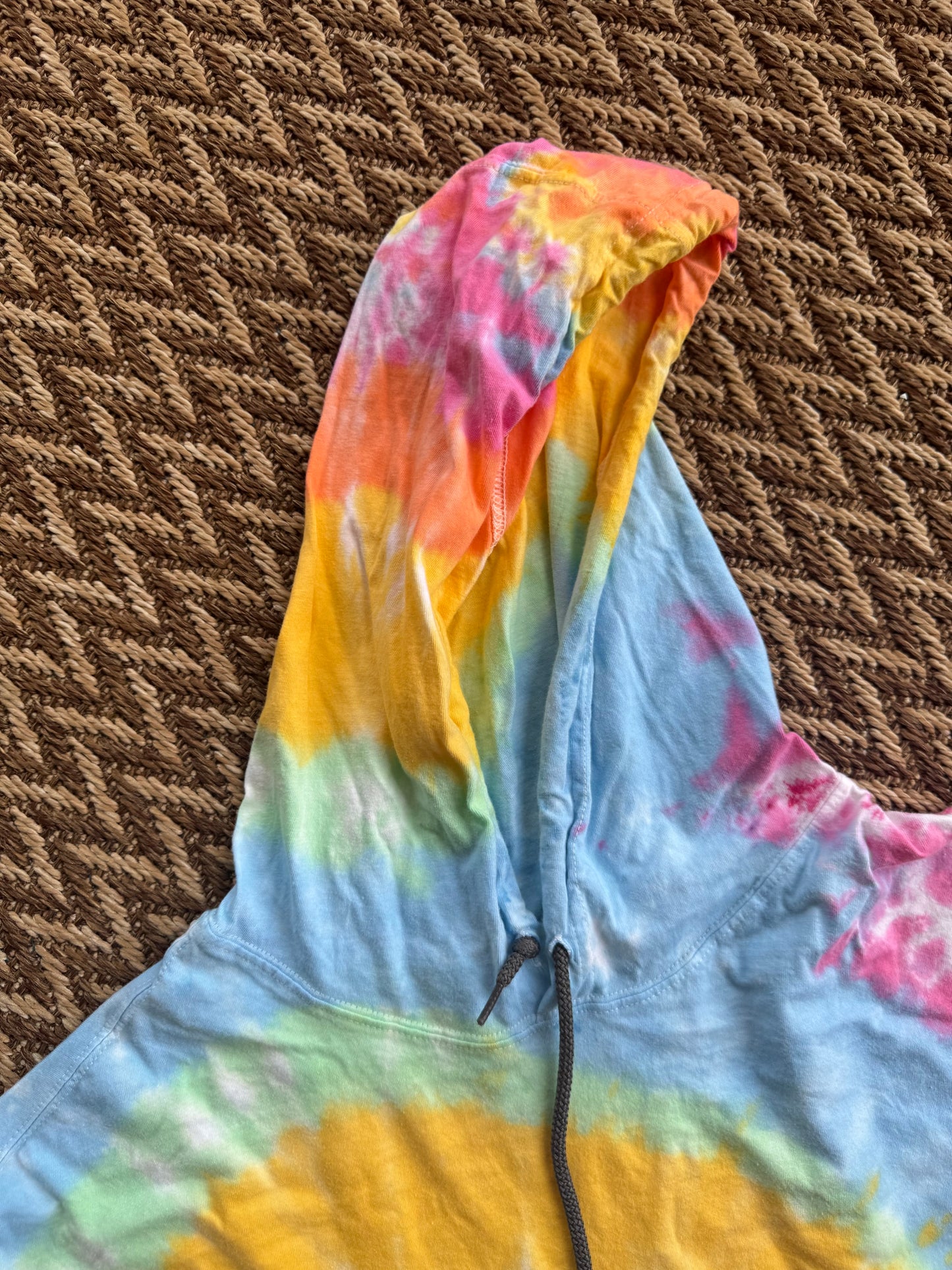 Tie Dye Hooded Long Sleeve Tee