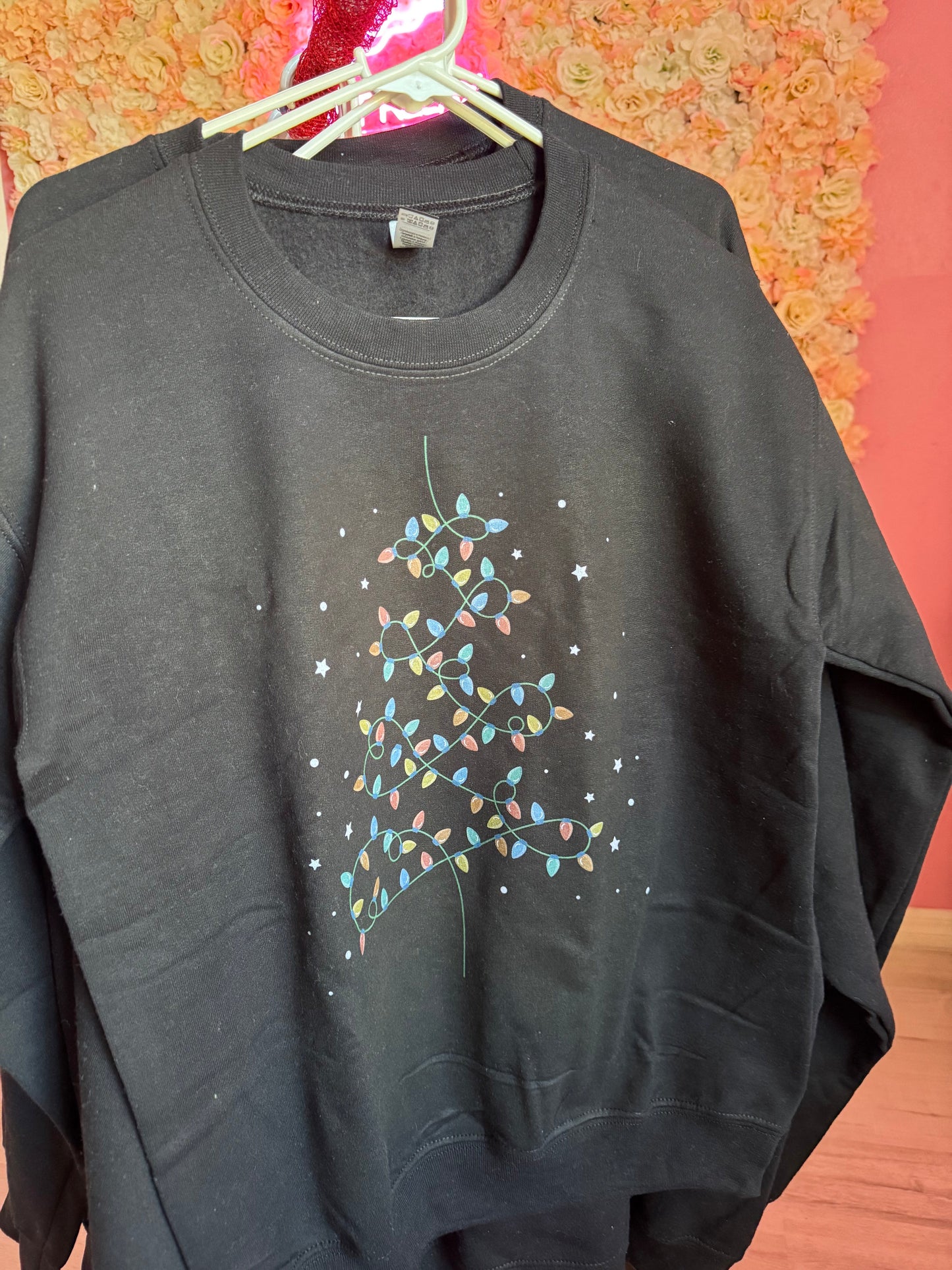 Christmas Tree Lights Sweatshirt