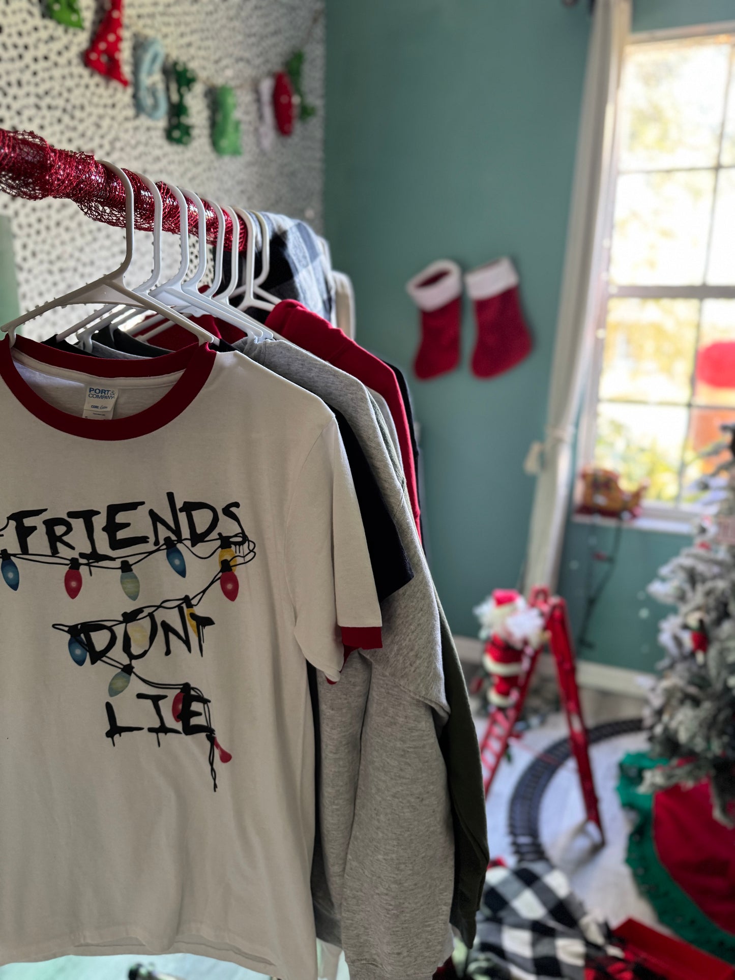 Friends Don’t Lie Ringer T-Shirt