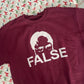 FALSE Sweatshirt (The Office)