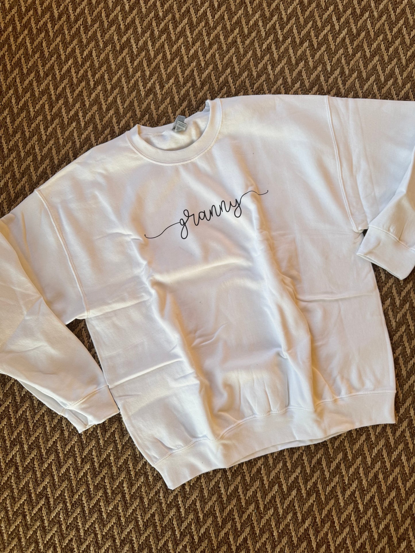 Granny Calligraphy Sweater