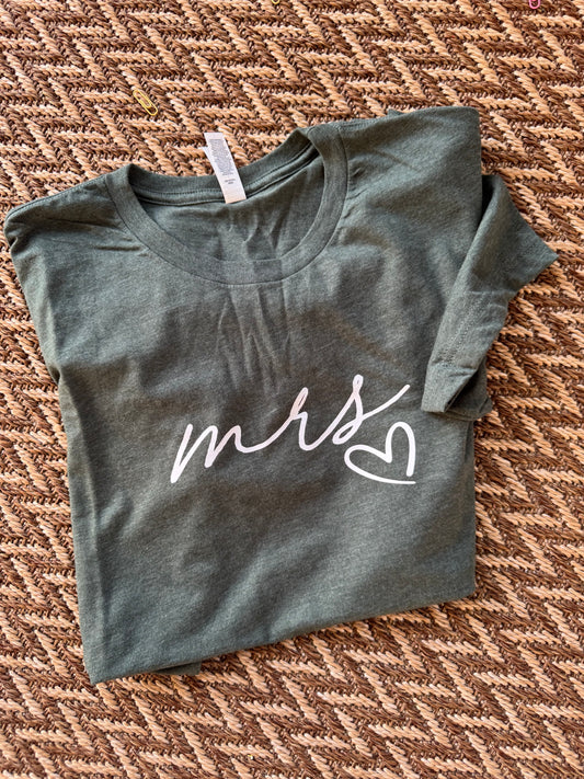Mrs Heart Tee