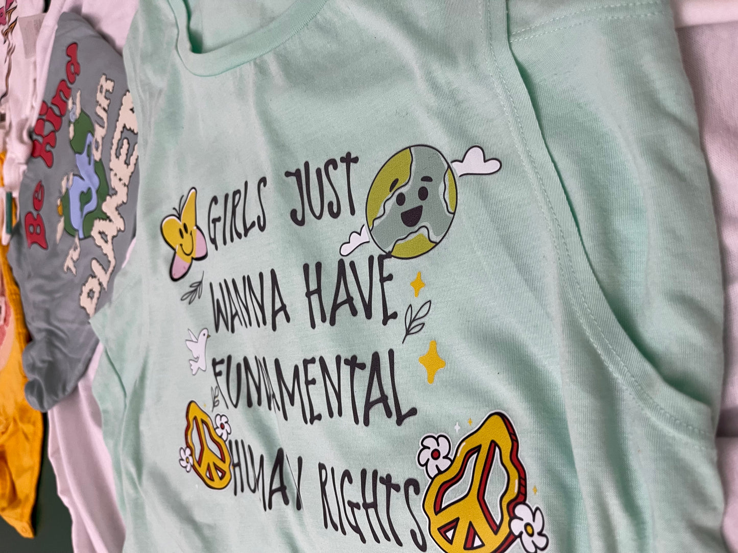 Girls just wanna have fundamental human rights DTF transfer