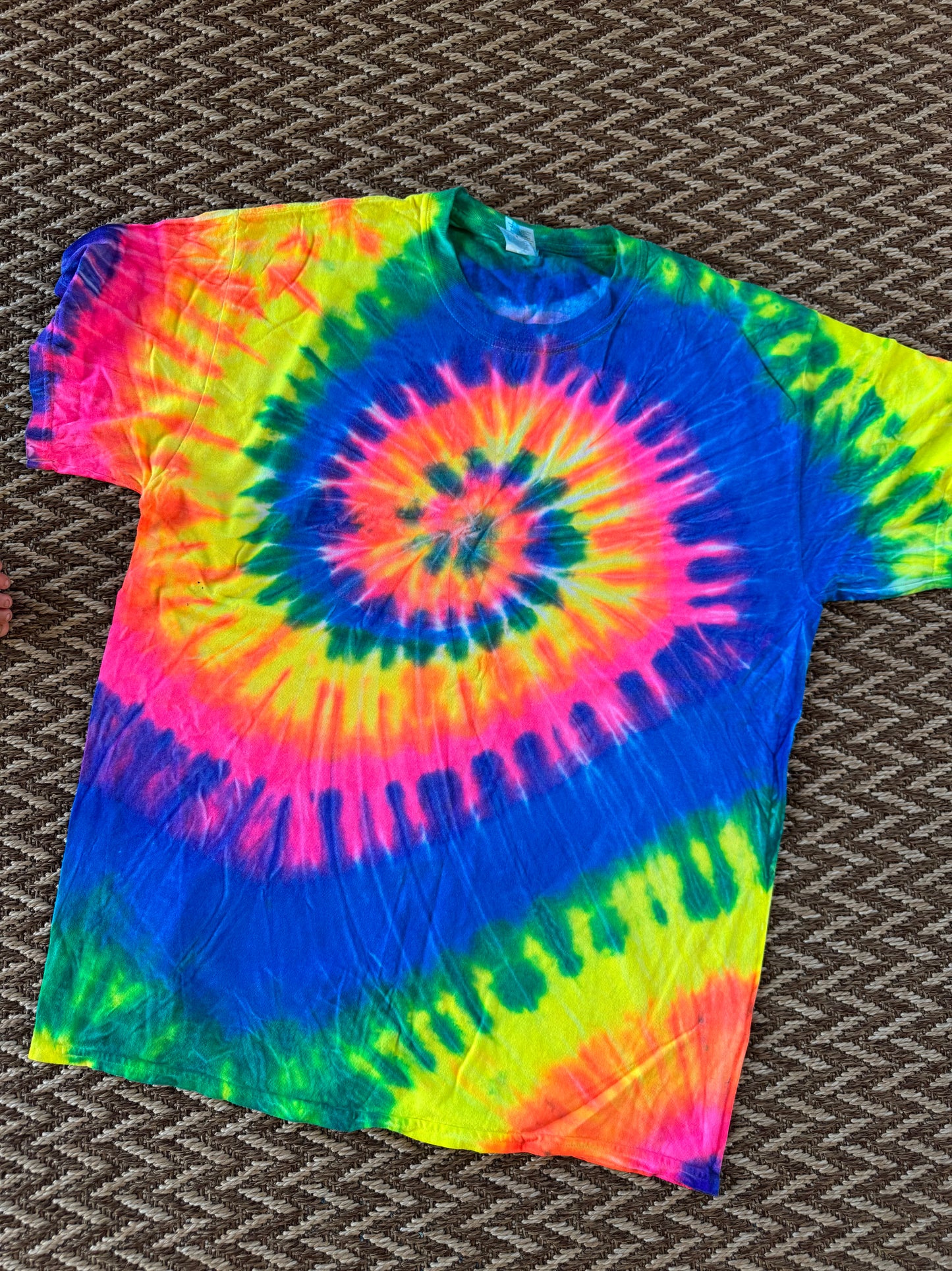 Neon Swirl Tie Dye T-Shirt
