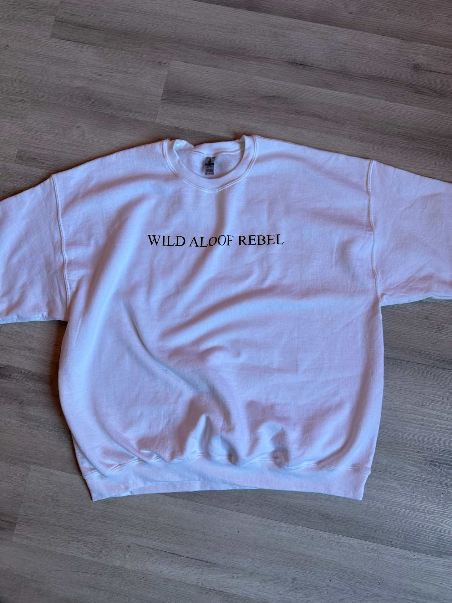 Wild Aloof Rebel Crewneck Sweater