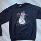 Tangled Snowman Crewneck Sweater