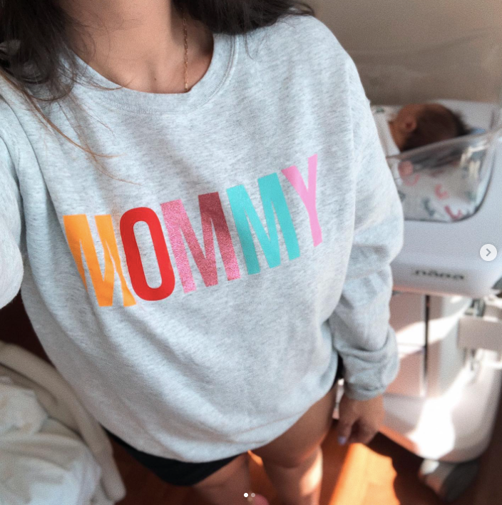 Mommy Color Block Sweater