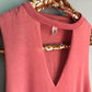 Women's Flowy Cut Neck Tank